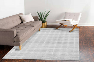 Dynamic Rugs Sterling 18841 Light Grey/Grey Area Rug Room Scene Feature