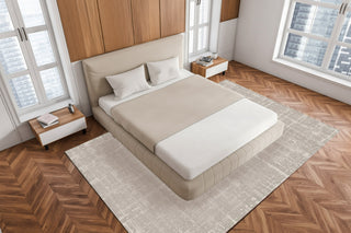 Dynamic Rugs Sterling 18842 Grey/Beige Area Rug Room Scene Feature