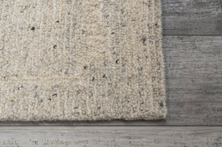 Dynamic Rugs Teak 12800 Silver Area Rug Corner Shot