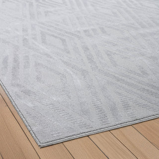 Dynamic Rugs Timeless 6925 Grey/Light Grey Area Rug Corner Shot