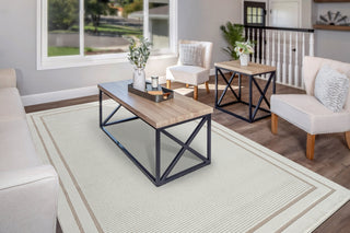 Dynamic Rugs Timeless 6926 Beige Area Rug Room Scene Feature