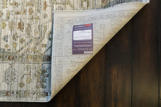 Dynamic Rugs Trevi 13250 Grey/Cream Area Rug Corner Shot