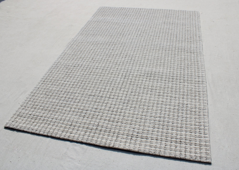 Dynamic Rugs Trono 5481 Ivory/Silver Area Rug Room Scene Feature