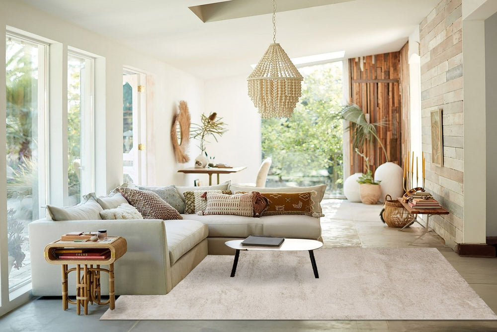 Dynamic Rugs Venice 18400 Beige Area Rug Room Scene Feature