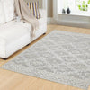 Dynamic Rugs Vigo 2047 Taupe/Ivory Area Rug Room Scene Feature