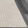 Dynamic Rugs Vuna 14955 Ivory/Grey Area Rug Corner Shot