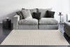 Dynamic Rugs Vuna 14955 Ivory/Grey Area Rug Room Scene Feature