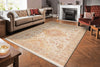 Dynamic Rugs Wade 18602 Taupe/Rust/Multi Area Rug Room Scene Feature