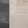 Dynamic Rugs Whistler 7120 Grey/Ivory Area Rug Corner Shot