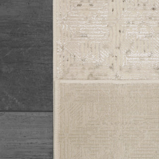 Dynamic Rugs Whistler 7122 Ivory/Grey Area Rug Corner Shot