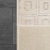Dynamic Rugs Whistler 7125 Ivory/Grey Area Rug Corner Shot
