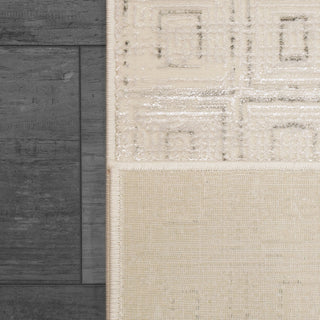 Dynamic Rugs Whistler 7125 Ivory/Grey Area Rug Corner Shot
