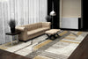 Dynamic Rugs Zahara 4415 Grey/Gold Area Rug Room Scene Feature