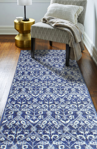 Bashian Everek E110-5439A Dark Blue Area Rug