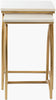 Surya Evana EAN-001 White / Gold Furniture Angle