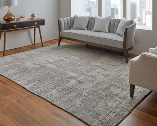 Feizy Eastfield 69A5F Gray/Ivory Area Rug Lifestyle Image Feature