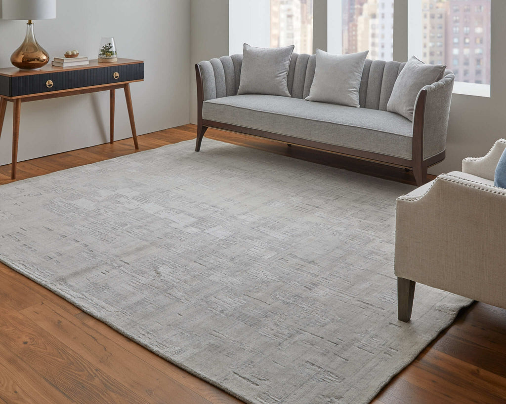 Feizy Eastfield 69ACF Ivory Area Rug Lifestyle Image Feature