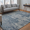 Feizy Eastfield 69AEF Blue/Ivory Area Rug Lifestyle Image Feature