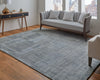 Feizy Eastfield 69AHF Blue/Ivory/Gray Area Rug Lifestyle Image Feature