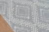 Momeni Easton Pleasant Grey Area Rug by Erin Gates Close up