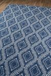 Momeni Easton Pleasant Navy Area Rug by Erin Gates Corner Image