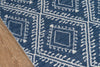 Momeni Easton Pleasant Navy Area Rug by Erin Gates Close up