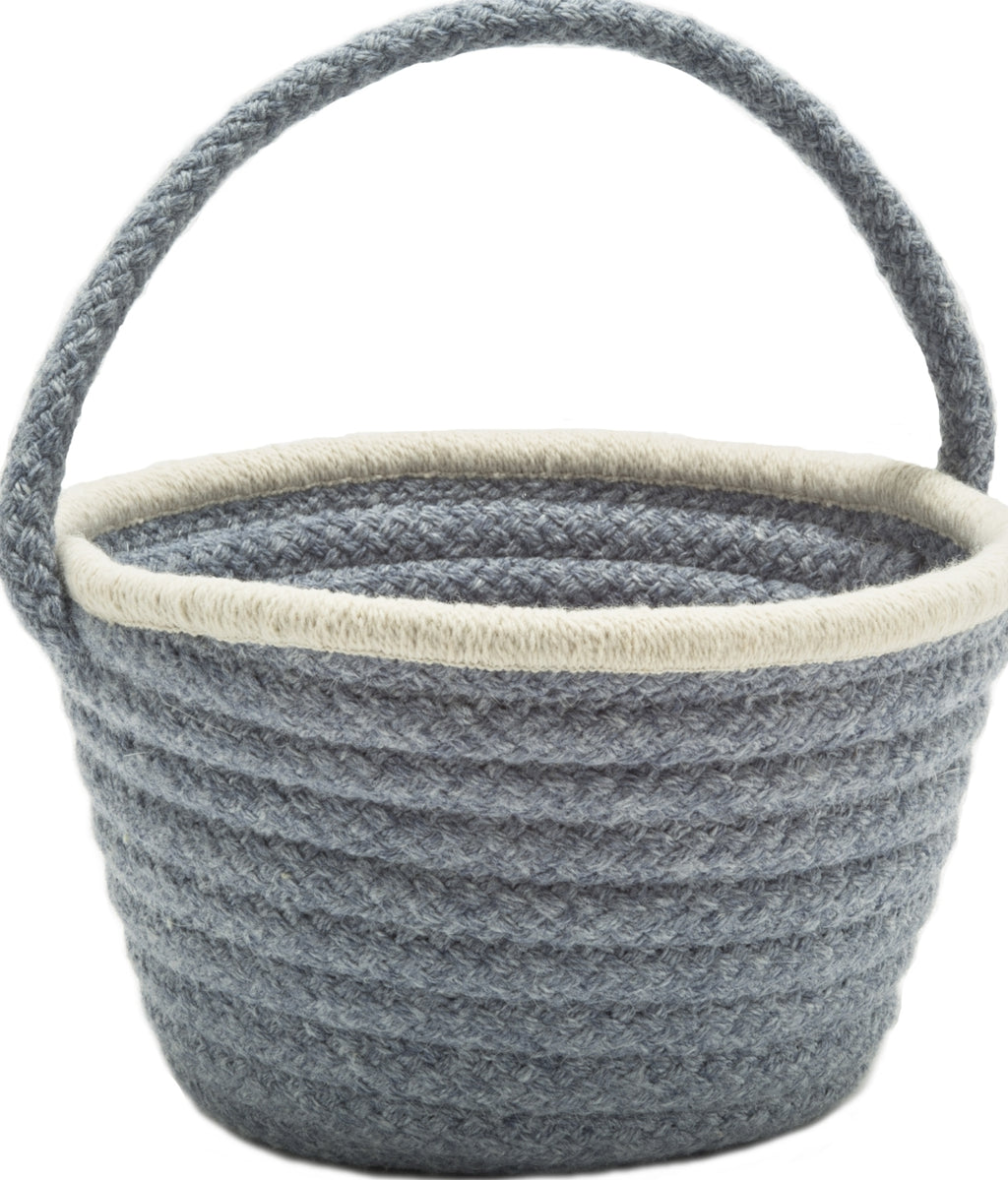 Colonial Mills Easter Pastel Wool Basket EB59 Denim