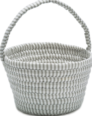 Colonial Mills Easter Ticking Basket EB90 Gray