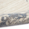 CK005 Enchanting ECH01 Ivory Grey Blue Area Rug by Calvin Klein Corner Image
