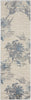 CK005 Enchanting ECH01 Ivory Grey Blue Area Rug by Calvin Klein Main Image