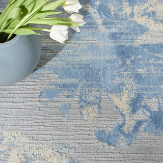CK005 Enchanting ECH01 Grey Sky Area Rug by Calvin Klein main image