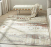 CK005 Enchanting ECH02 Grey Rust Area Rug by Calvin Klein Corner Image