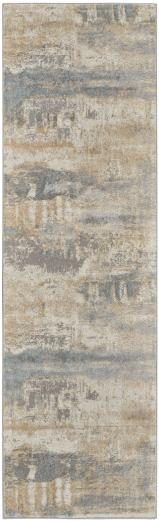 CK005 Enchanting ECH02 Ivory Seaglass Area Rug by Calvin Klein Main Image