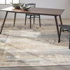 CK005 Enchanting ECH02 Ivory Seaglass Area Rug by Calvin Klein Corner Image