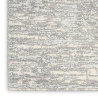 CK005 Enchanting ECH03 Grey Beige Area Rug by Calvin Klein Texture Image