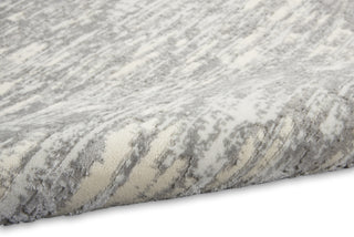 CK005 Enchanting ECH03 Grey Beige Area Rug by Calvin Klein Corner Image