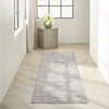 CK005 Enchanting ECH03 Grey Beige Area Rug by Calvin Klein Corner Image
