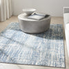 CK005 Enchanting ECH04 Seaglass Ivory Area Rug by Calvin Klein Corner Image