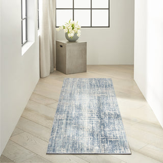 CK005 Enchanting ECH04 Seaglass Ivory Area Rug by Calvin Klein Corner Image