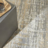 CK005 Enchanting ECH04 Grey Beige Area Rug by Calvin Klein Corner Image