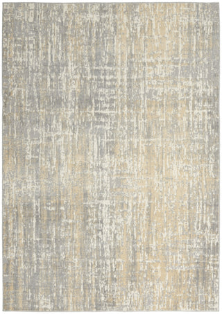 CK005 Enchanting ECH04 Grey Beige Area Rug by Calvin Klein Main Image