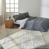 CK005 Enchanting ECH04 Grey Beige Area Rug by Calvin Klein Room Image Feature