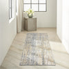 CK005 Enchanting ECH04 Grey Beige Area Rug by Calvin Klein Corner Image