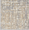 CK005 Enchanting ECH04 Grey Beige Area Rug by Calvin Klein Corner Image