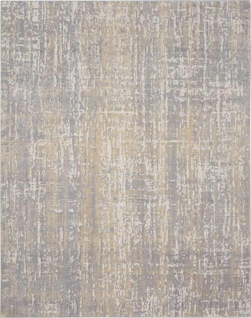 CK005 Enchanting ECH04 Grey Beige Area Rug by Calvin Klein main image