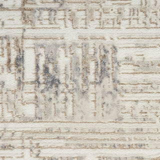 CK005 Enchanting ECH05 Cream Grey Area Rug by Calvin Klein Swatch Image