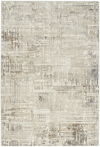 CK005 Enchanting ECH05 Cream Grey Area Rug by Calvin Klein Medium Top Image