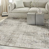 CK005 Enchanting ECH05 Cream Grey Area Rug by Calvin Klein Corner Image