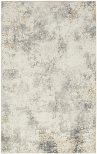 CK005 Enchanting ECH07 Ivory Grey Area Rug by Calvin Klein main image