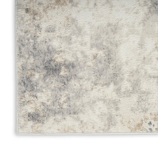 CK005 Enchanting ECH07 Ivory Grey Area Rug by Calvin Klein T' R